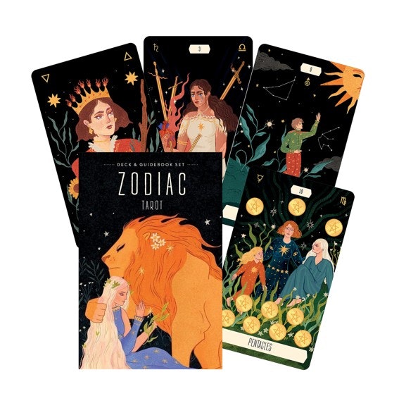 Zodiac Tarot Deck & Book Set (Engelsk)