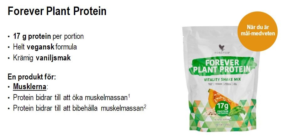 Forever Plant Protein™ 390 g (15 x 26 g)