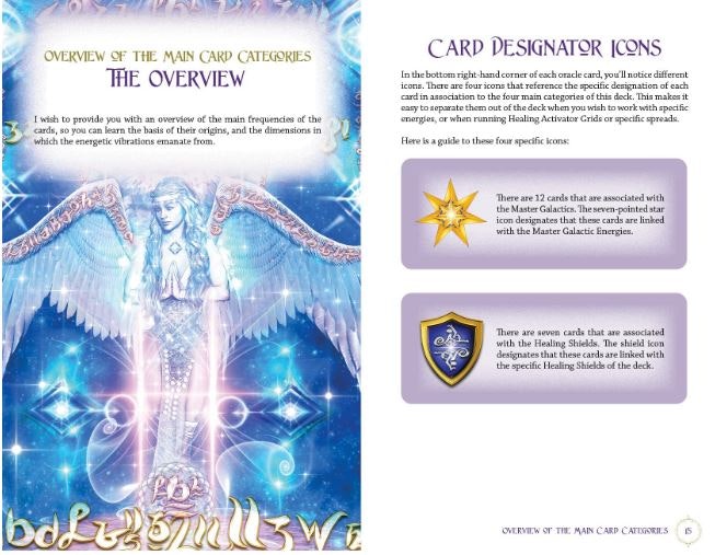 Celestial Frequencies Oracle Cards and Healing Activators  (Engelsk) NYHET!