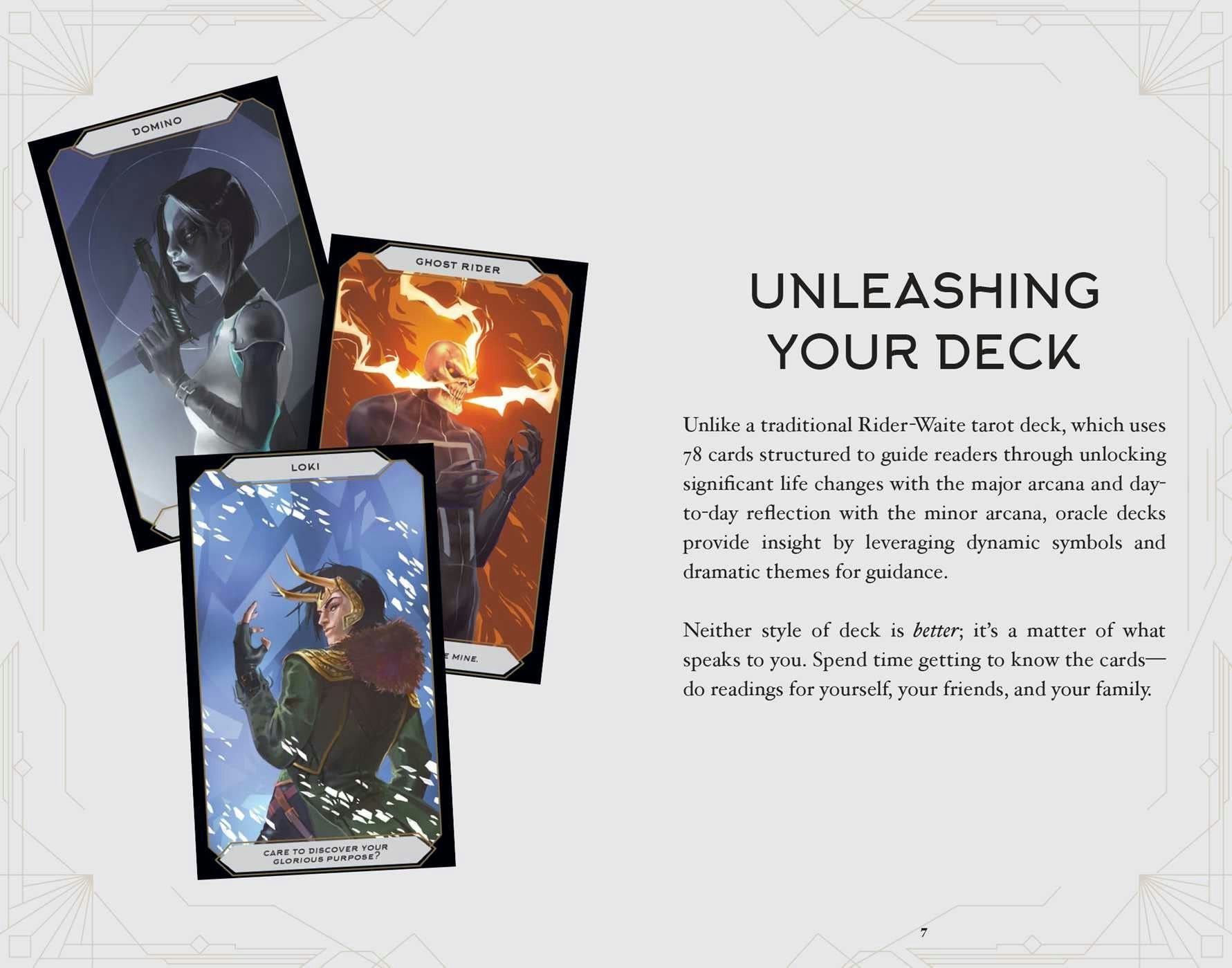 Magic of Marvel Oracle Deck (Engelsk) NYHET!