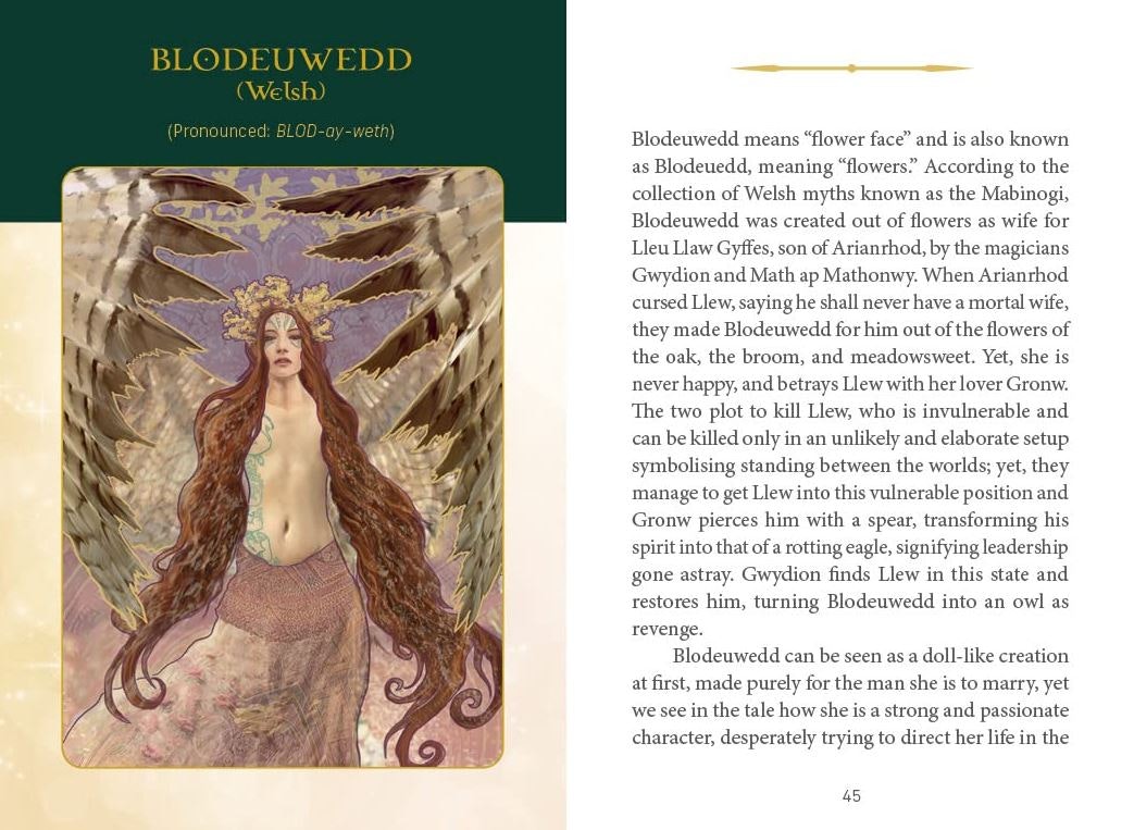 Celtic Goddesses, Witches, and Queens Oracle  (Engelsk) NYHET Kommer v 46