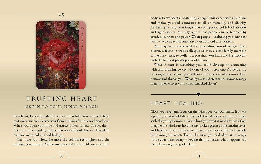 Healing Heart Oracle: Love letters to your soul NYHET!