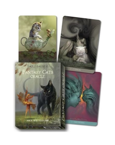 Fantasy Cats Oracle - Paolo Barbieri (Engelsk)