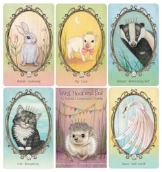 Wing, Hoof and Paw An Animal Companion Oracle (Engelsk) NYHET!