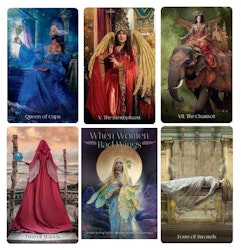 When Women Had Wings Tarot Deck  (Engelsk) NYHET!