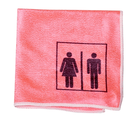 Vikur Clean T2 WC-Symbol 30x30 cm Röd