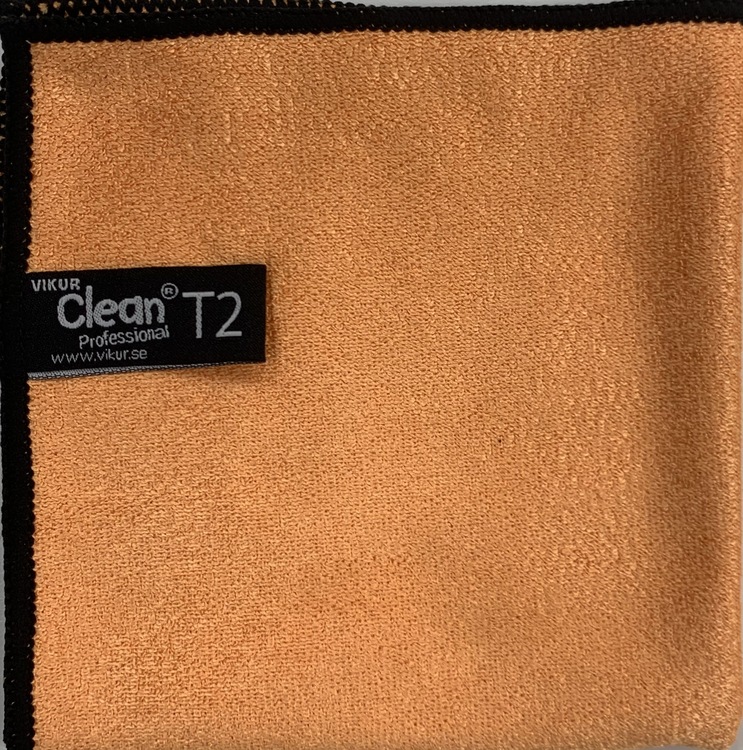 Vikur Clean T2 Mikrofiberduk 30x30 cm Orange