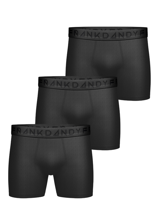 Frank Dandy 3-Pack Legend Organic Boxer Black