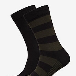 Sock Ankle BB Block Stripe - Strumpor