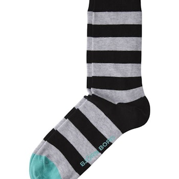 Socks – BB Stripe, Black Beauty