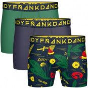 3-Pack Swewaii Boxer, Navy/Green/Navy
