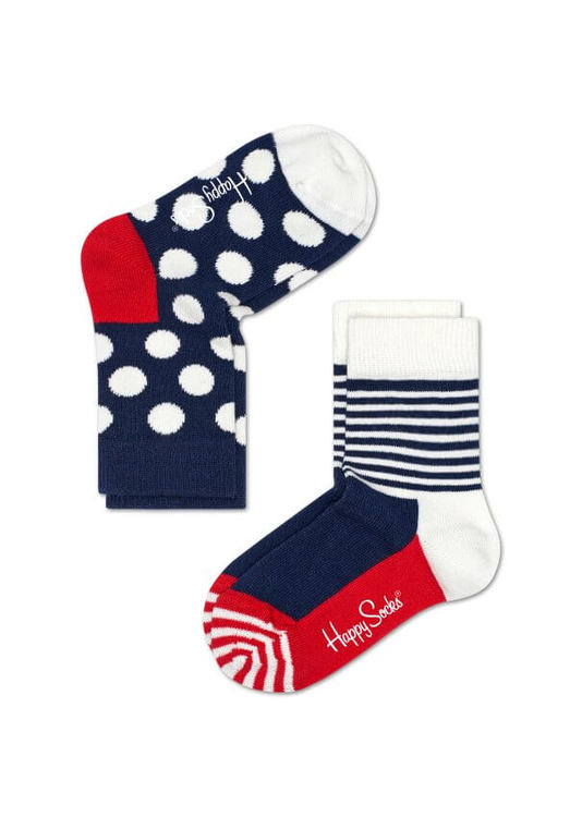 2-Pack barnstrumpor Big Dot Socks