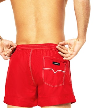 Sandy Shorts, Solid Red