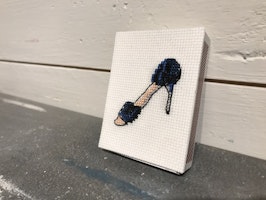 Broderad Tändsticksask