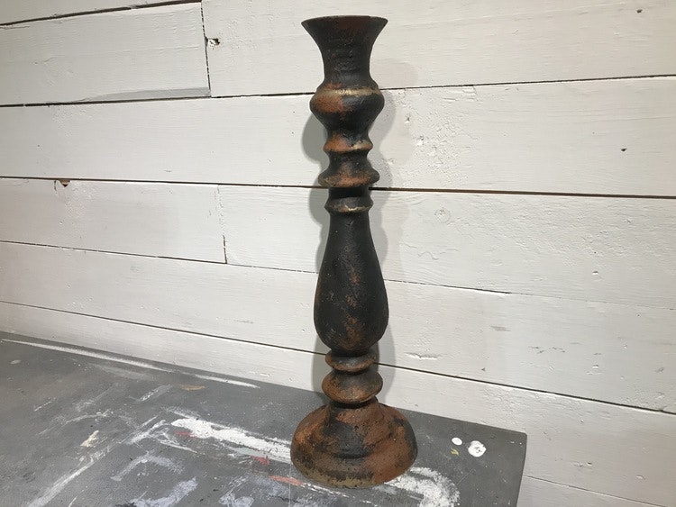 Handmålad ljusstake