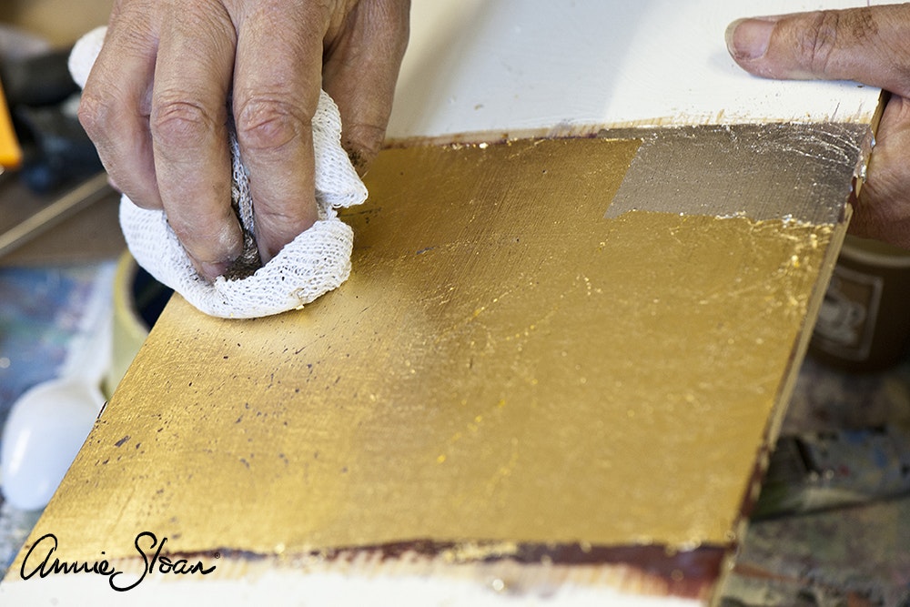 Annie Sloan Metallblad Guld