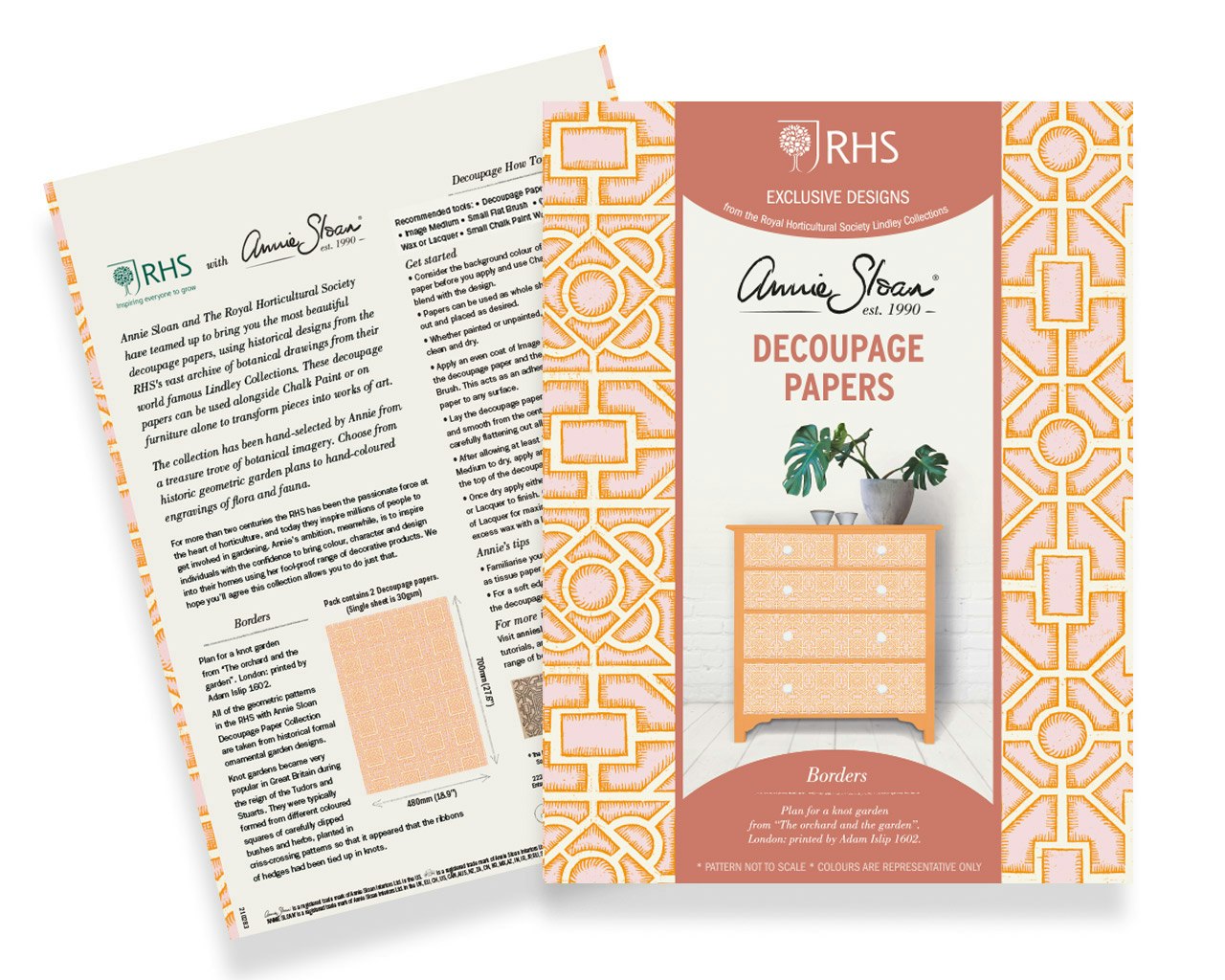 Annie Sloan Decoupagepapper Boarders