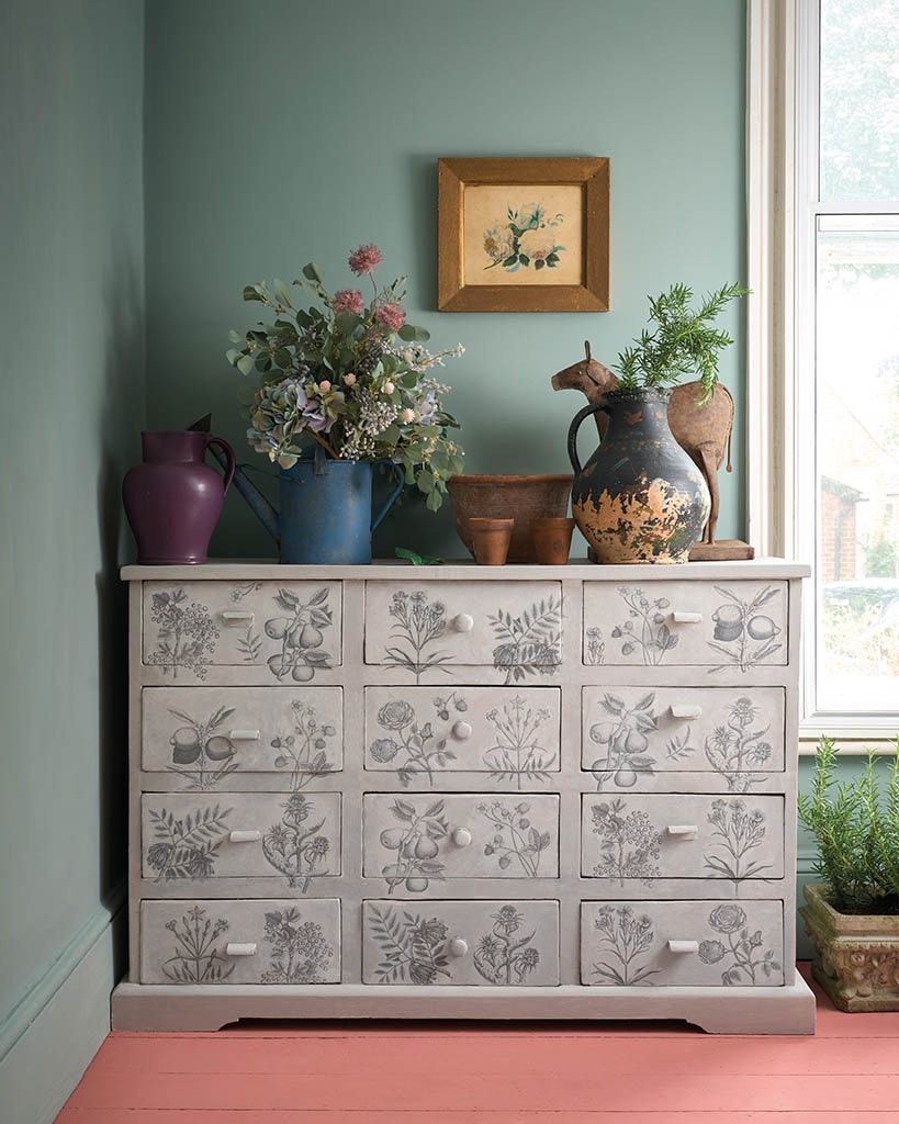Decoupagepapper Botanical Drawings
