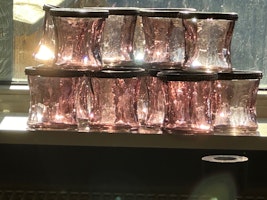 Ljuslykta med silverkant