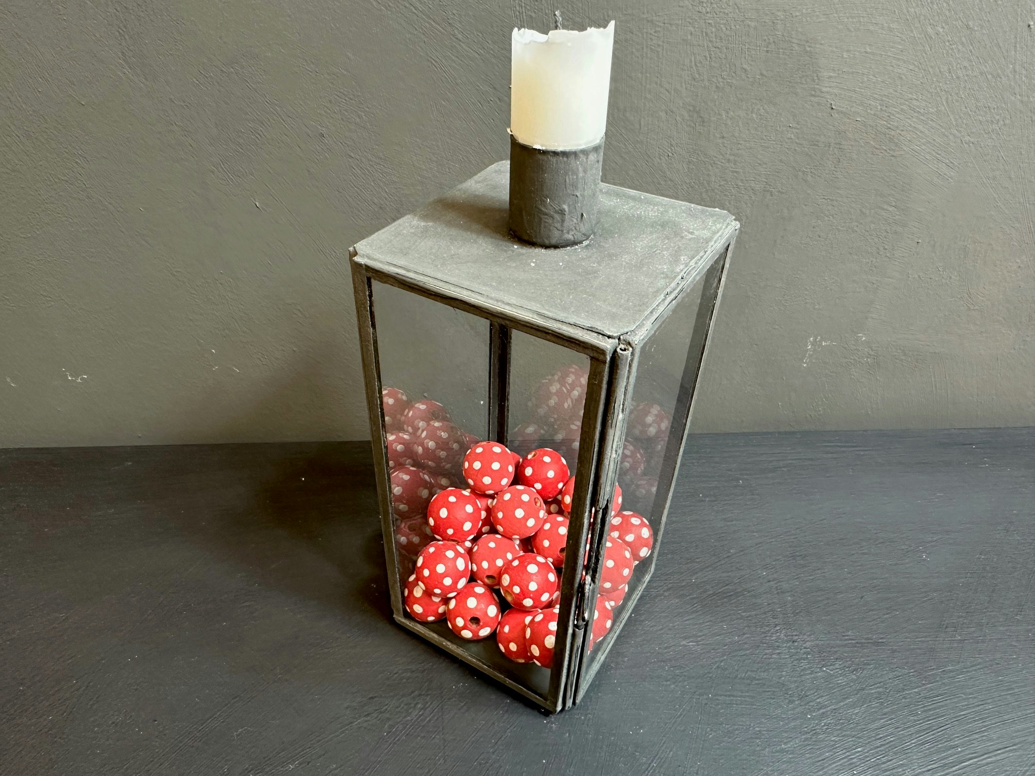 Årstidsljusstake Graphite