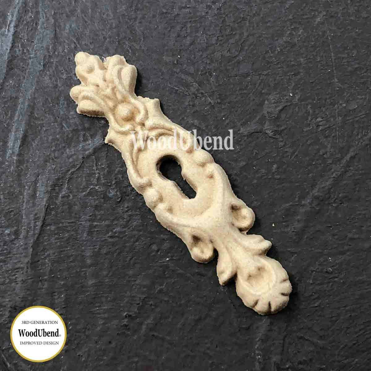 Träornament stående nyckelhål 5-pack wub0991