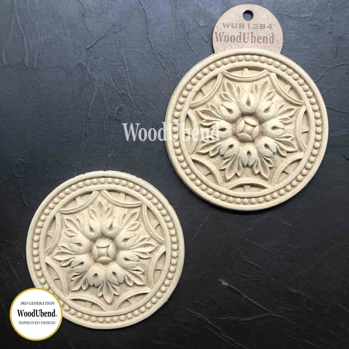 Träornament Mittdekoration 2-pack wub1384