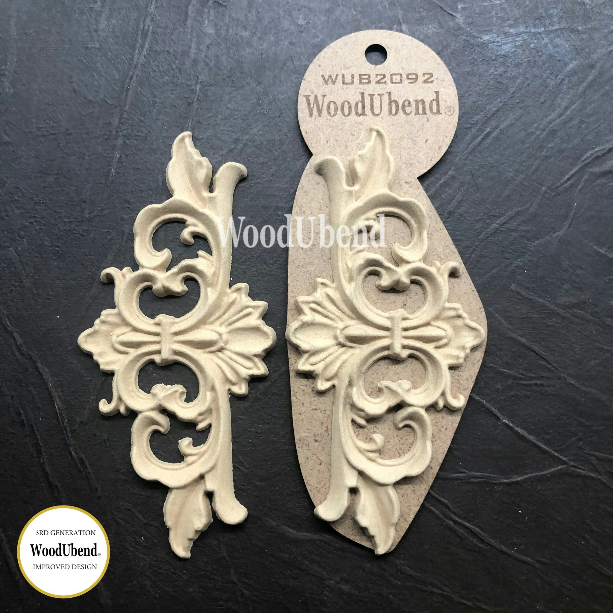 Träornament Dekoration 2-pack wub2092