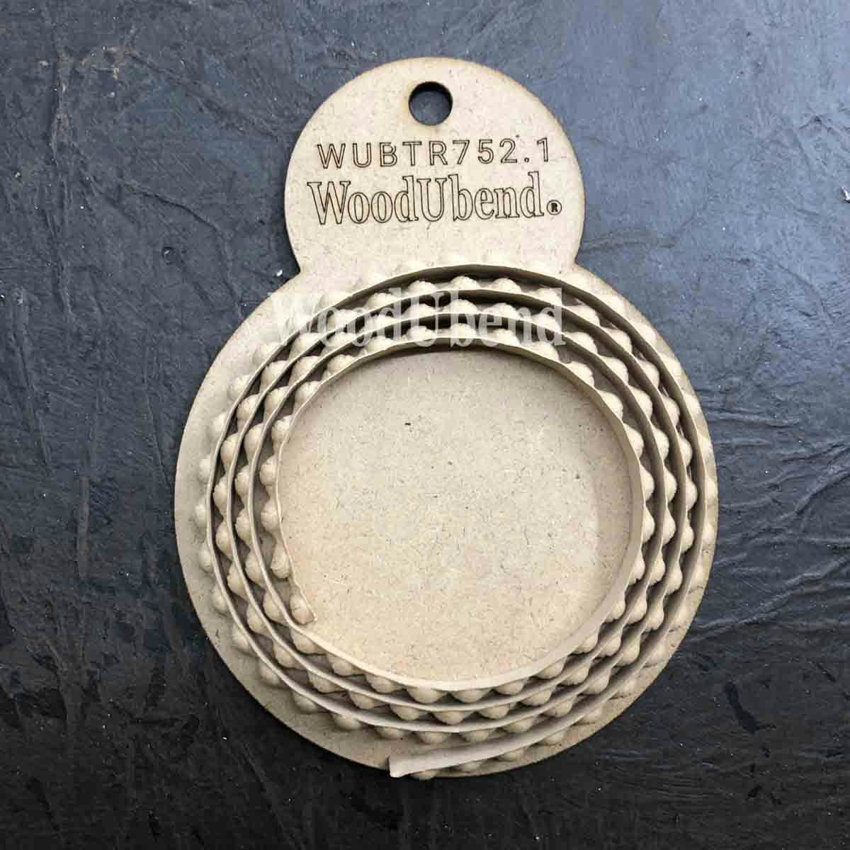 Träornament Pärlband 2-pack TR752.1