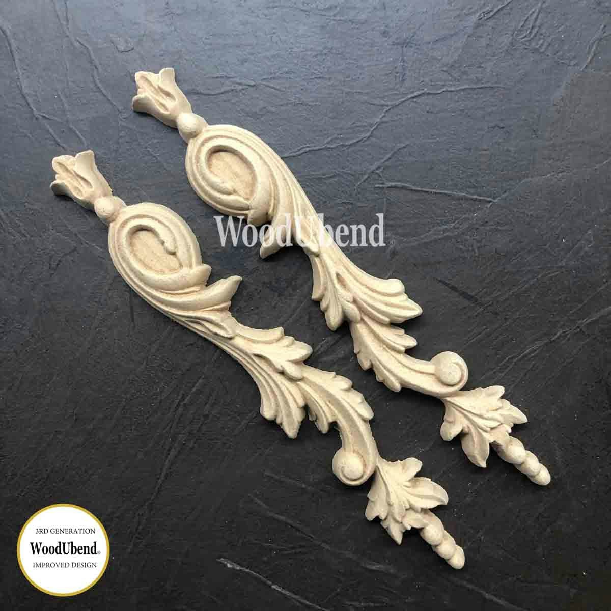 Träornament Droppform 2-pack wub1304