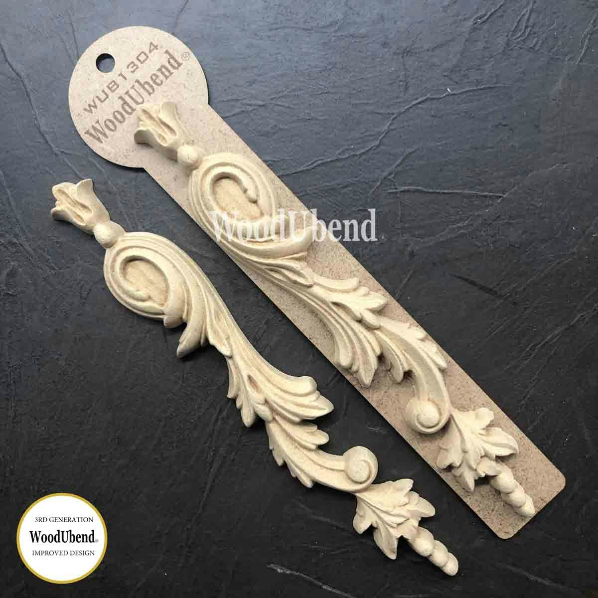 Träornament Droppform 2-pack wub1304