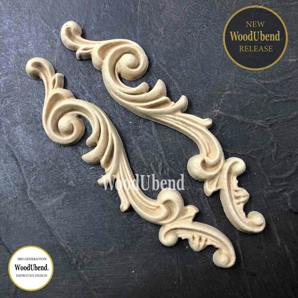 Träornament Droppform 2-pack wub6024