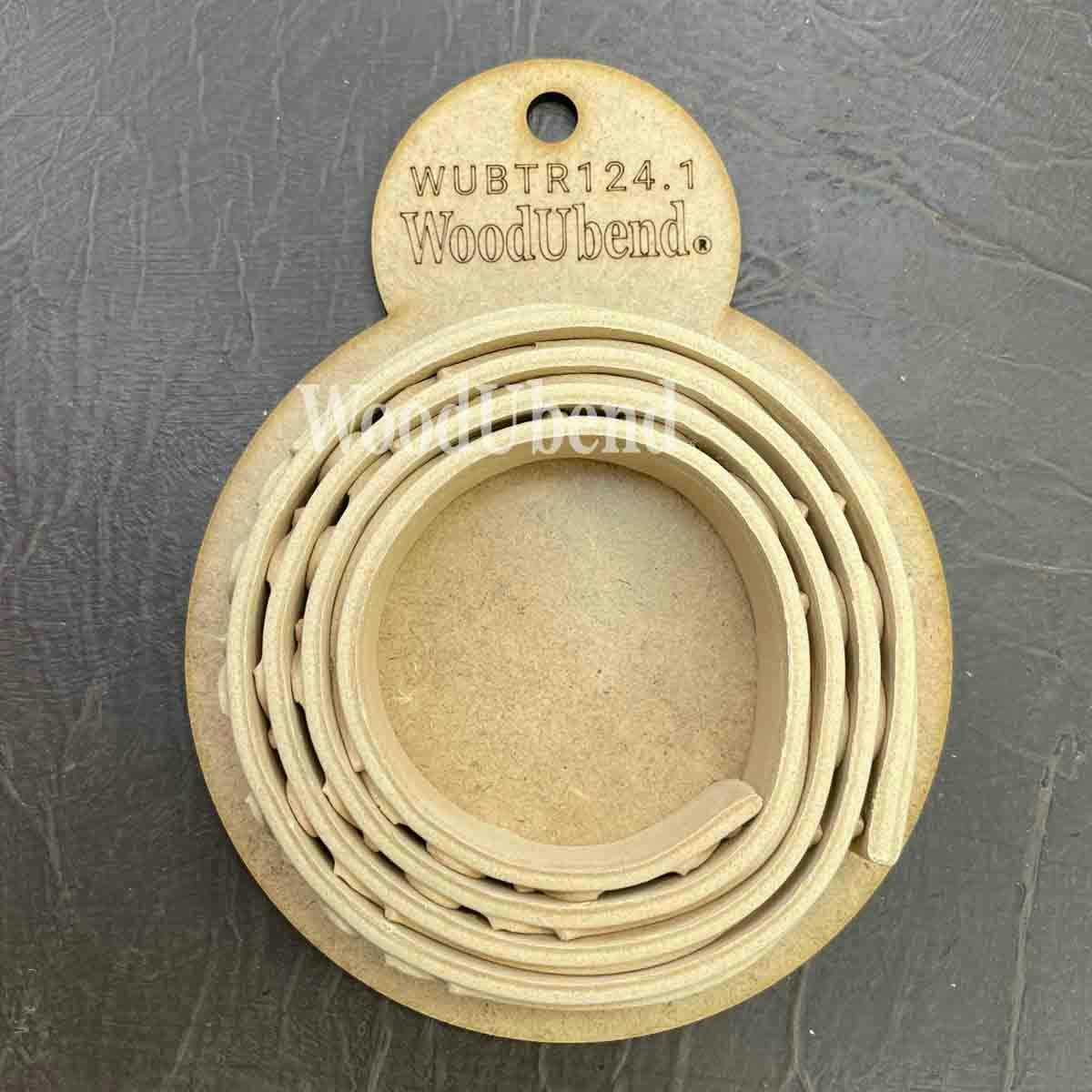 Träornament Band med mönster 2-pack TR124.1