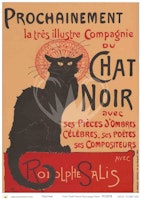 Posh Chalk Deluxe Decoupage Chat Noir A3