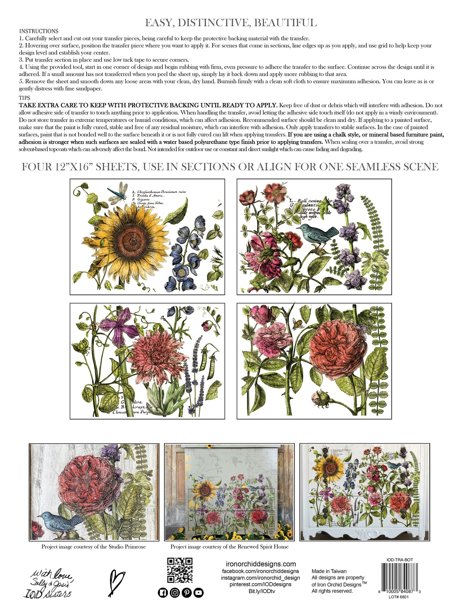 IOD Transfer Botanist's journal