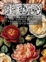IOD Transfer Collage de fleurs