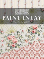 IOD Paint Inlay Lattice Rose