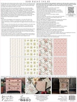 IOD Paint Inlay Lattice Rose