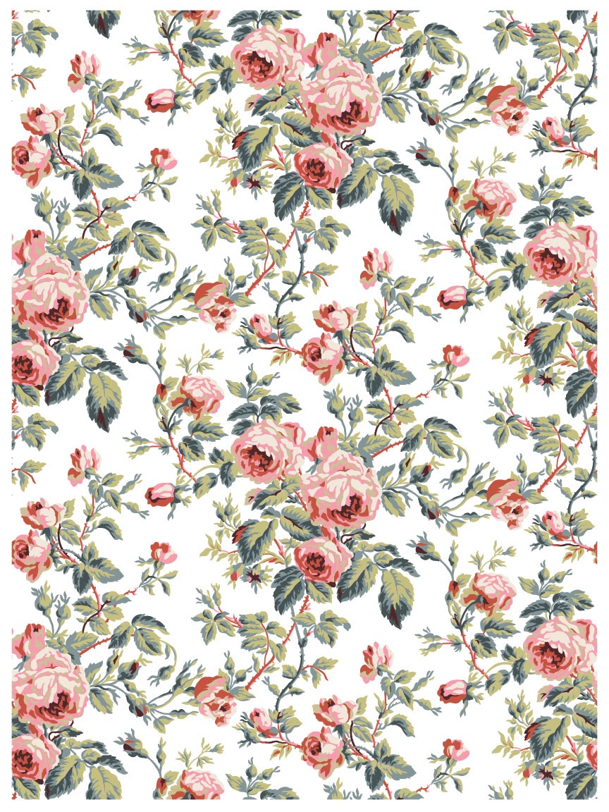 IOD Paint Inlay Lattice Rose