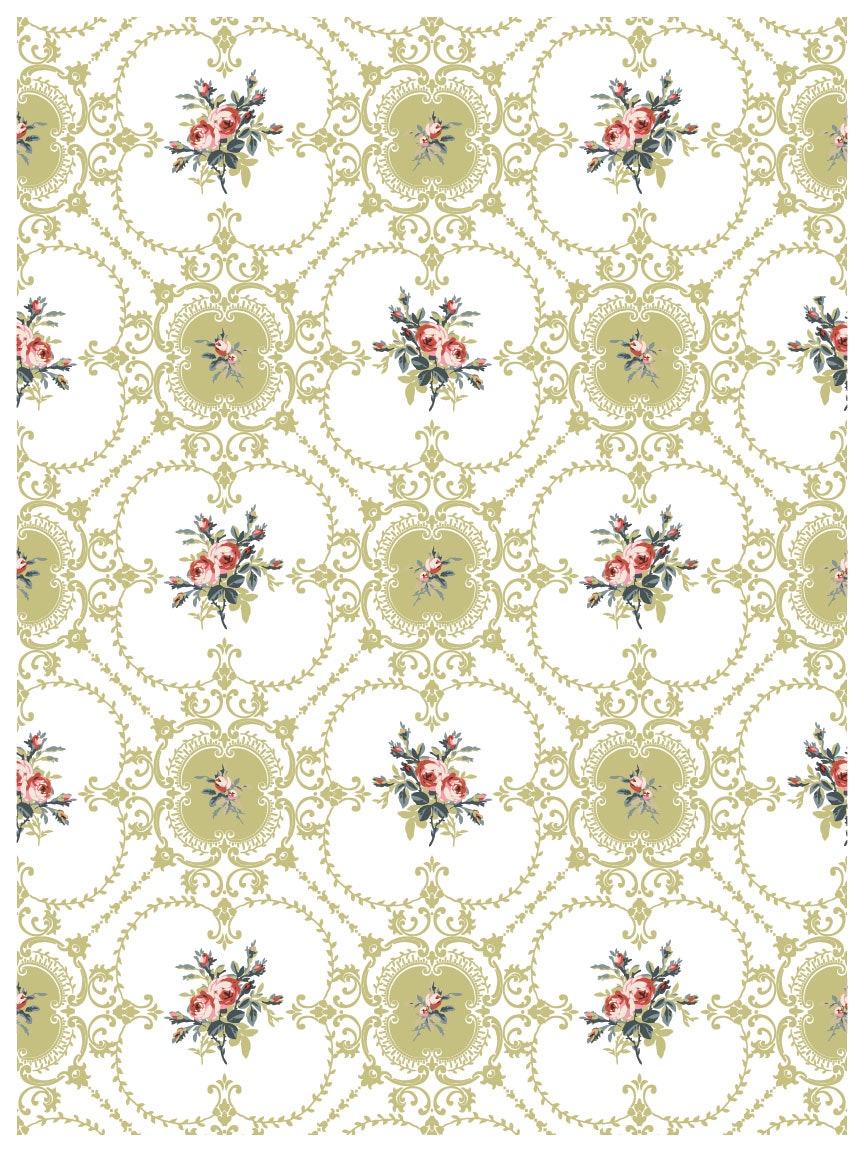 IOD Paint Inlay Lattice Rose