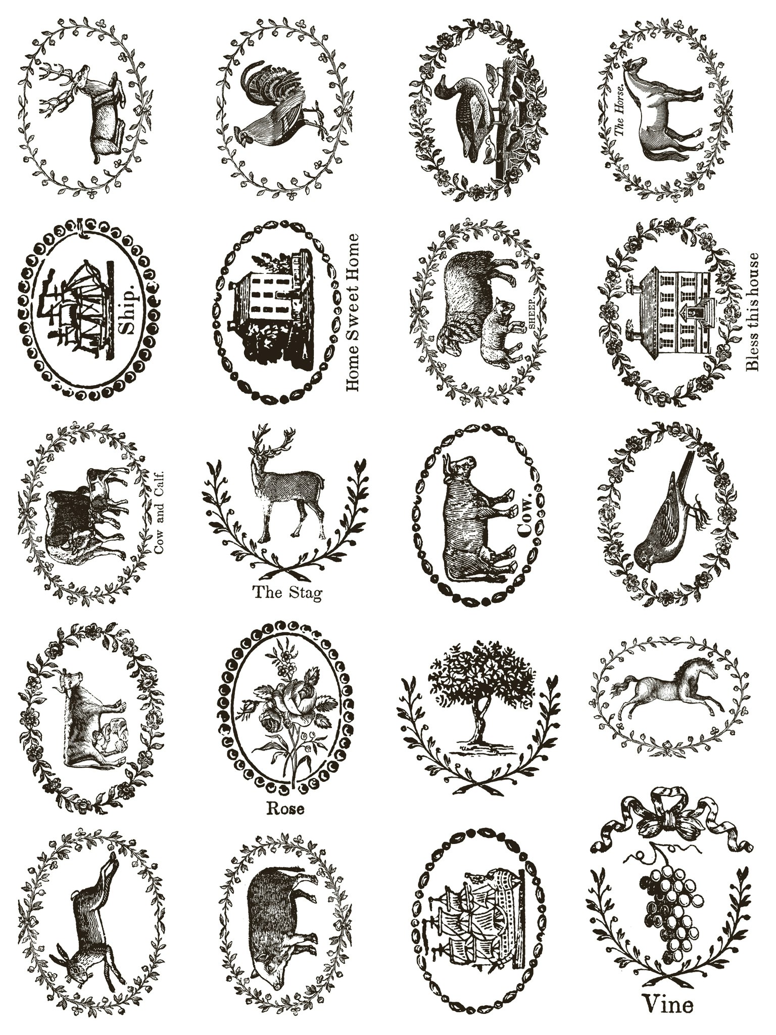 IOD Paint Inlay Delft traditions noir
