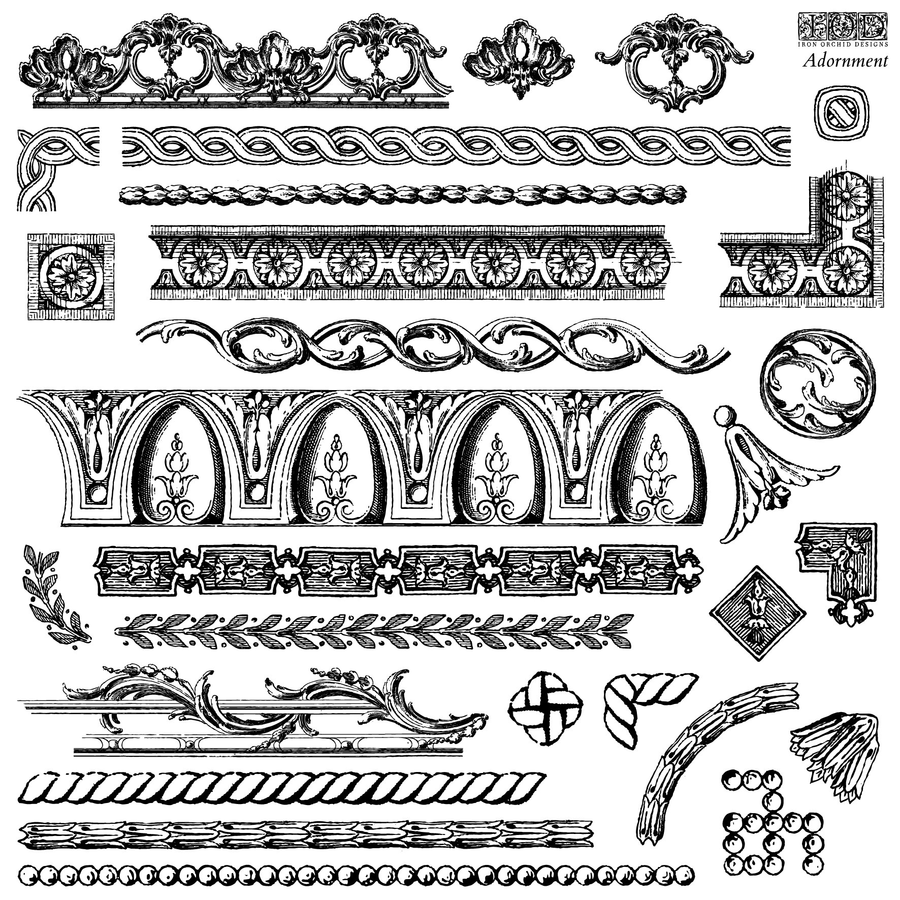 IOD Stamps Adornment