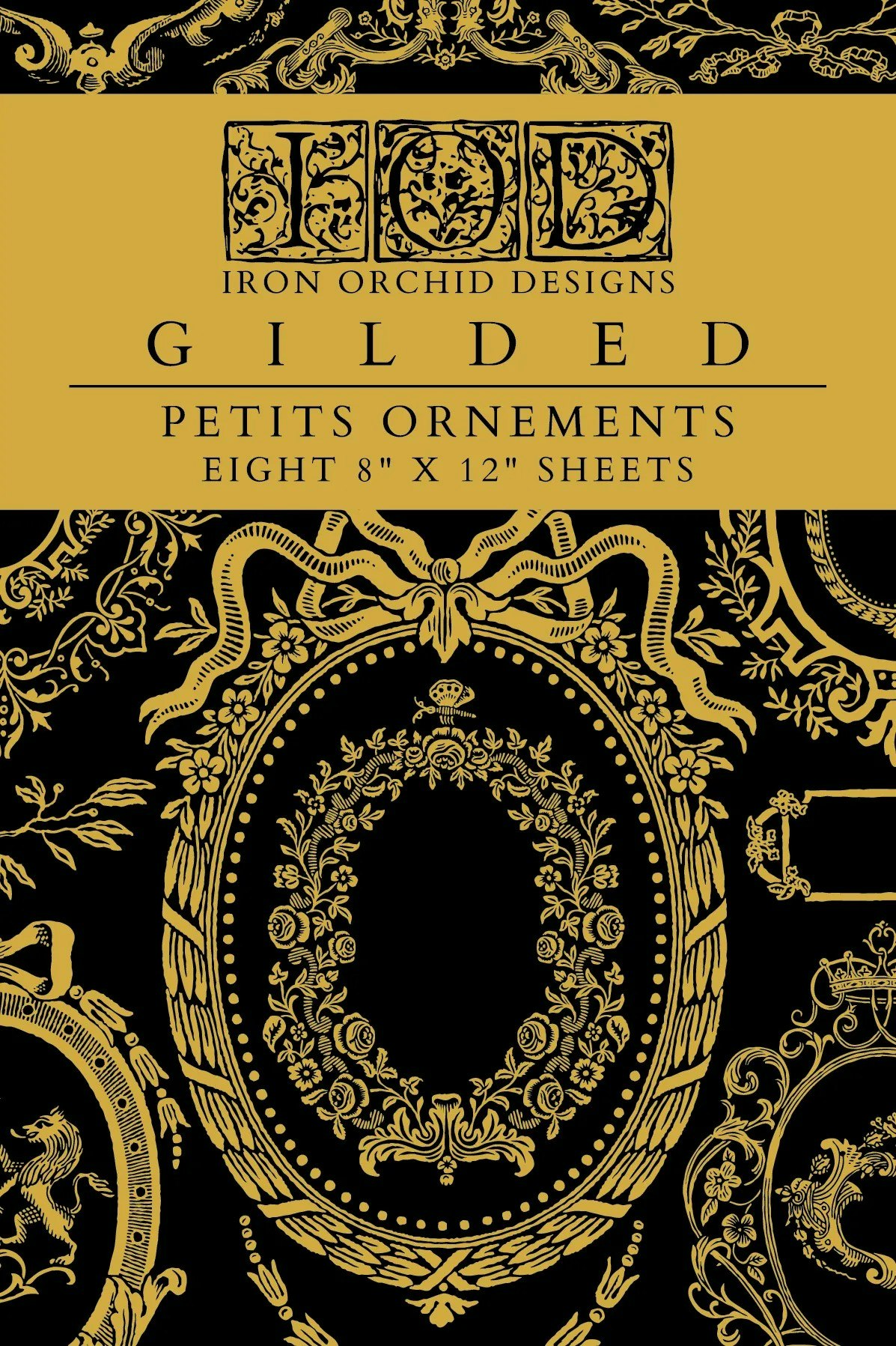 IOD Guldtransfer Petit Ornaments