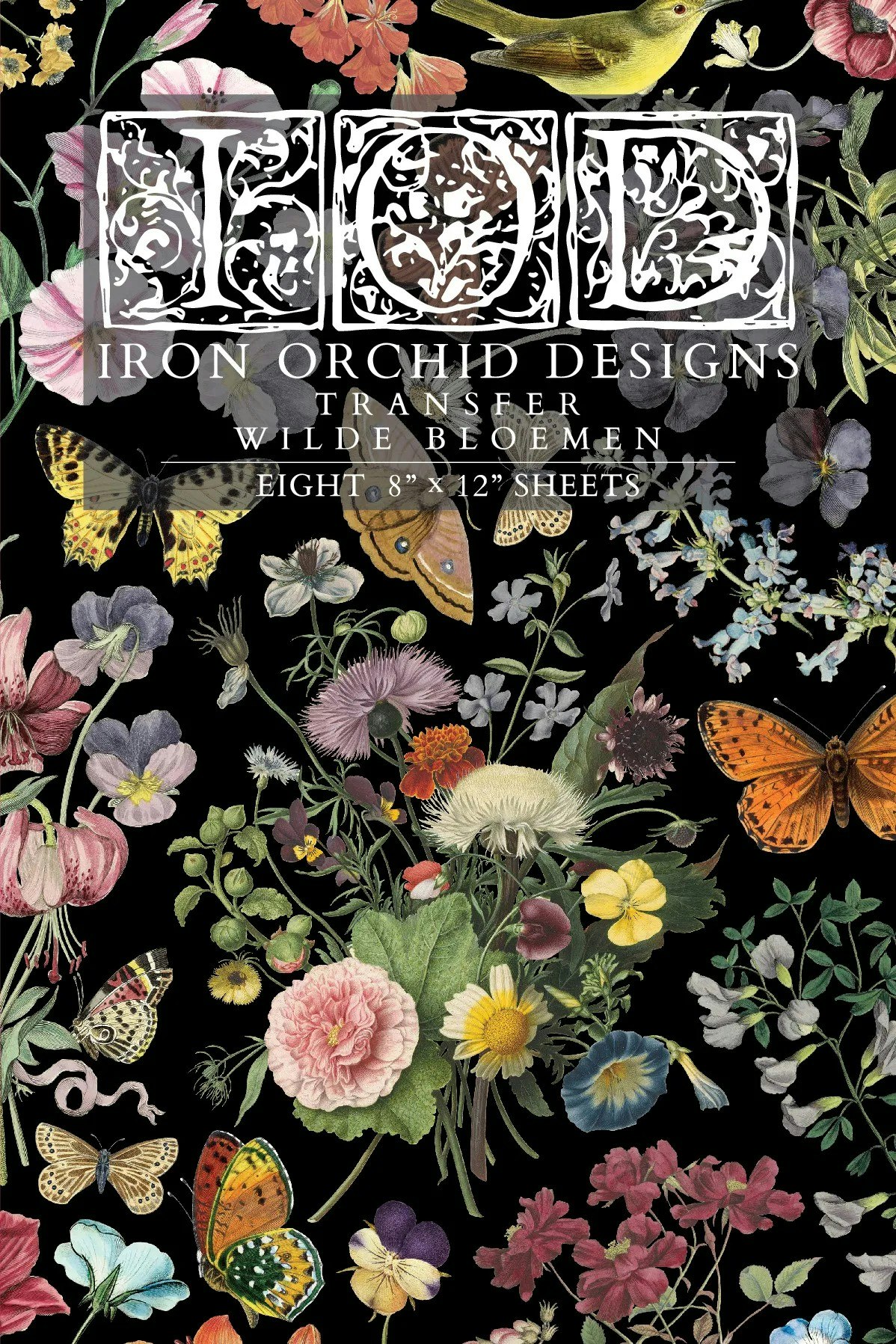 IOD Transfer Wild Bloemen