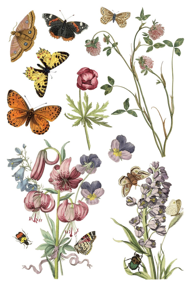 IOD Transfer Wild Bloemen