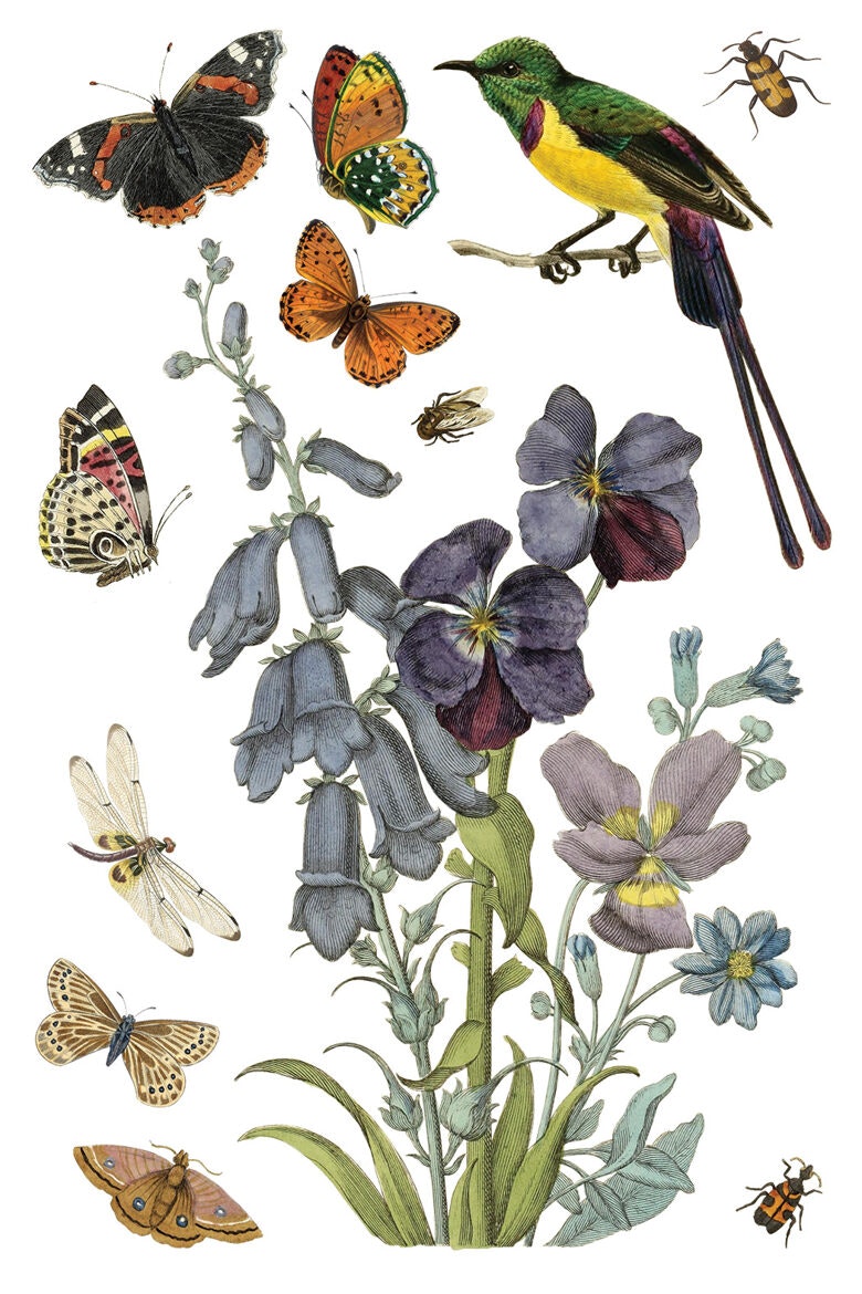 IOD Transfer Wild Bloemen