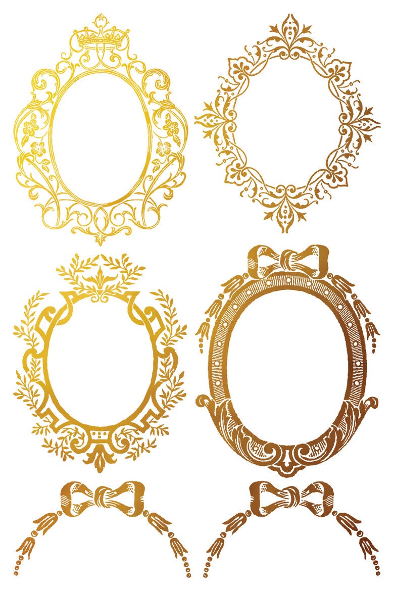 IOD Guldtransfer Petit Ornaments