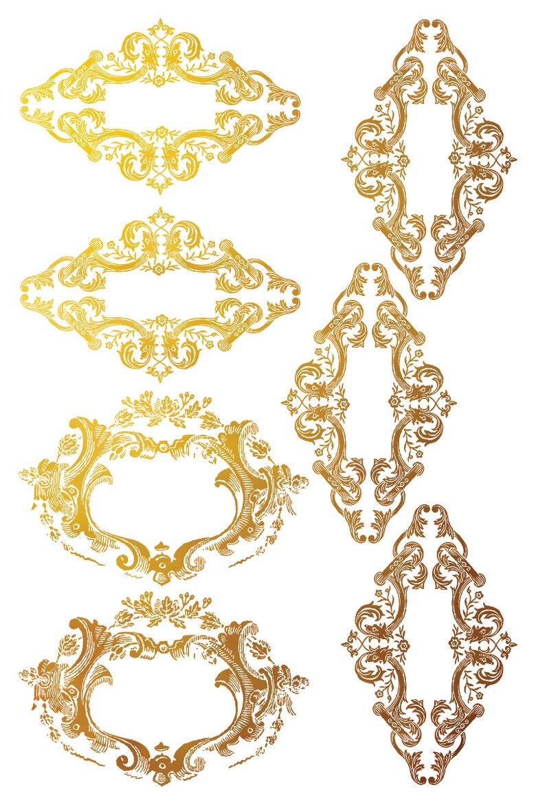 IOD Guldtransfer Petit Ornaments