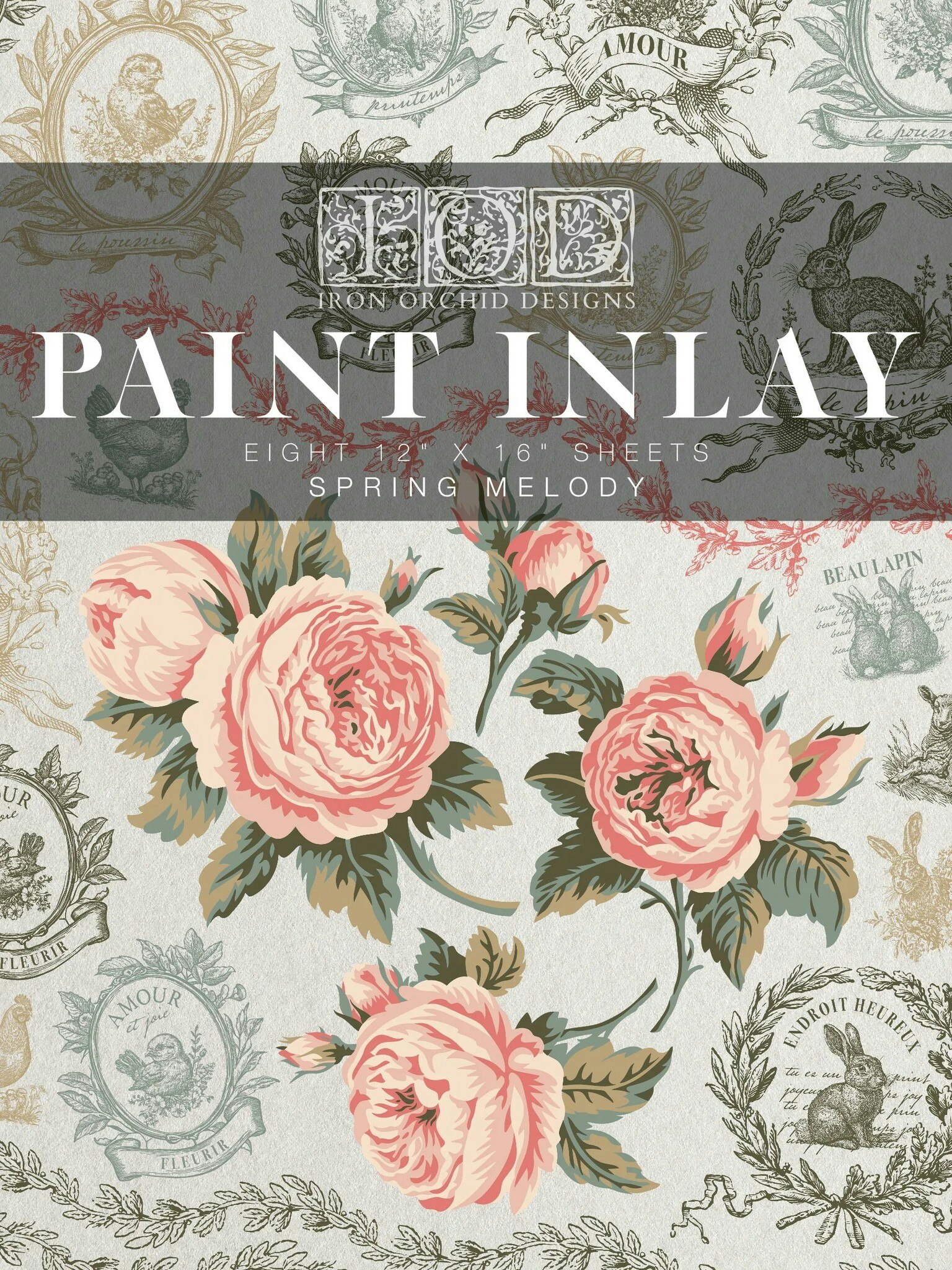 IOD Paint Inlay Spring Melody