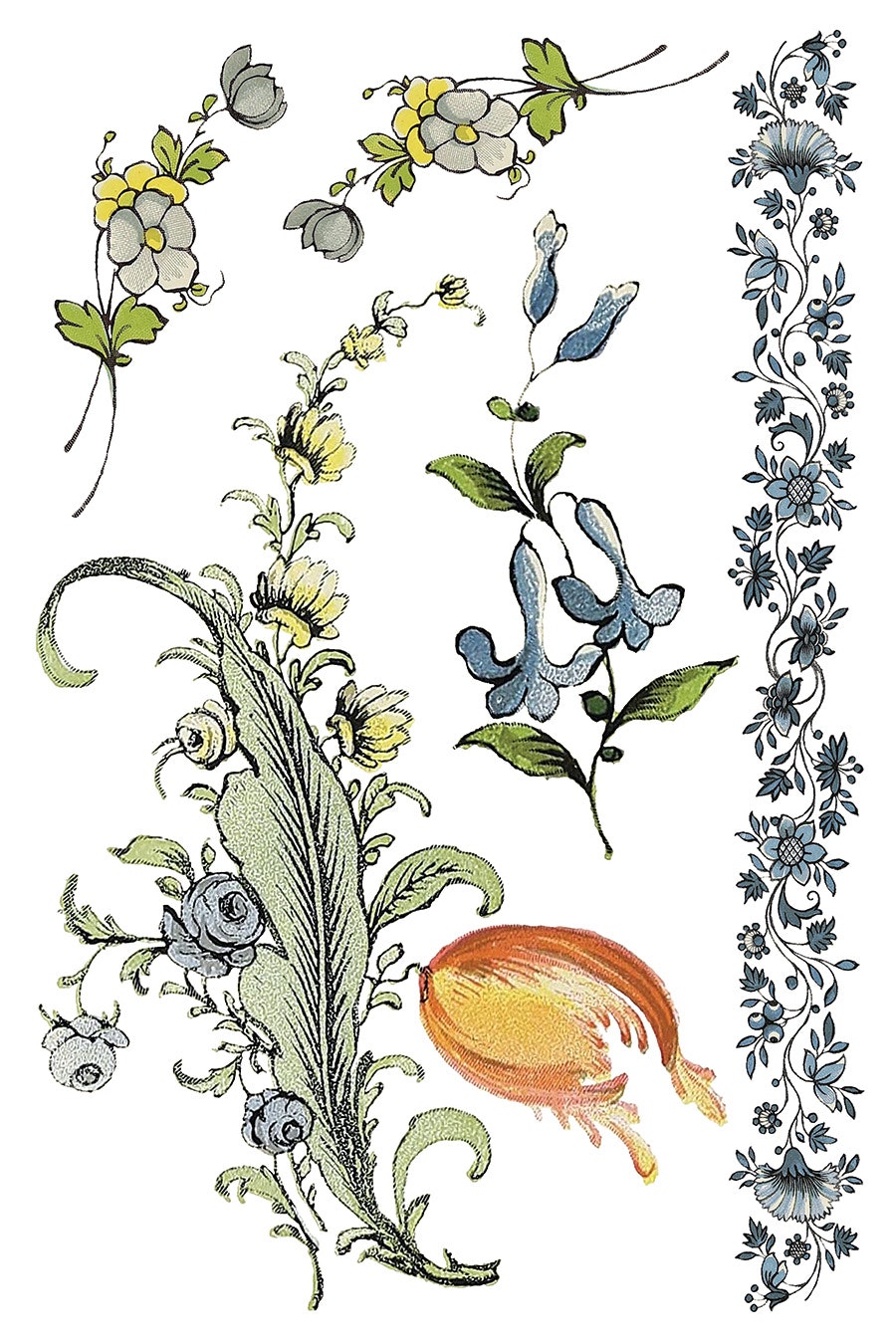 IOD Transfer Fairytale Florals