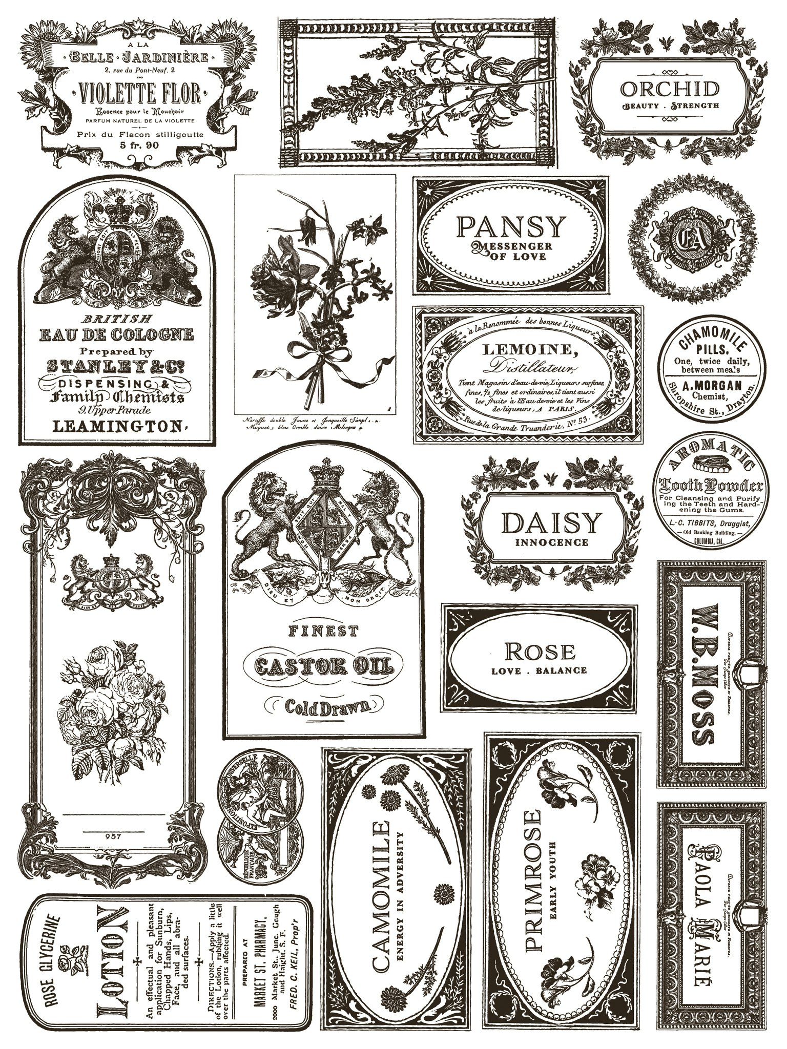 IOD Paint Inlay Floriography